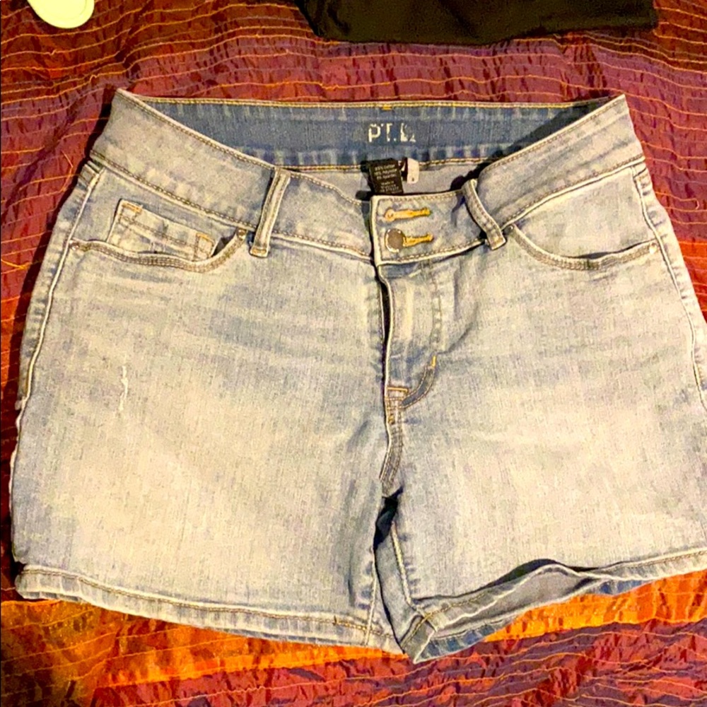 High waisted shorts